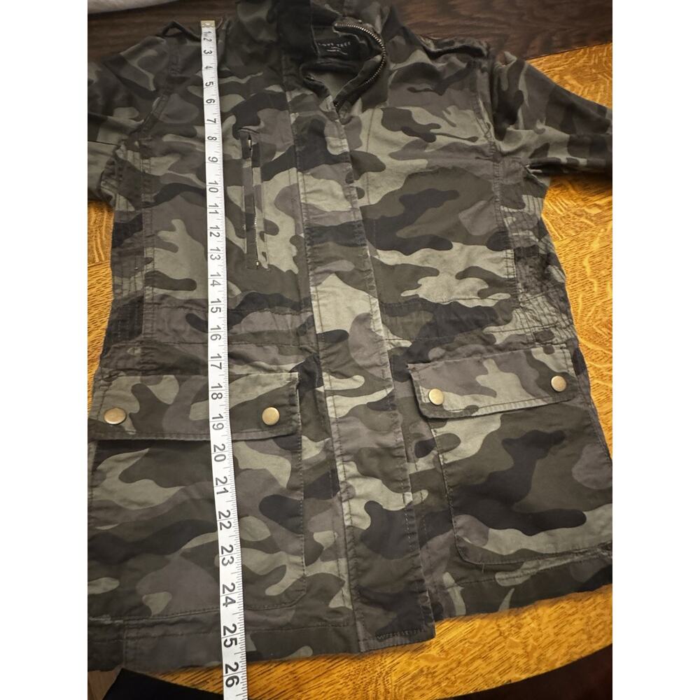 Love Tree Womens Camouflage Jacket Sz L Full Zip Up Pockets Military Gorpcore - Picture 7 of 11